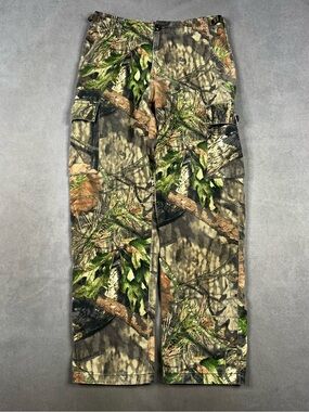 Cabela's Realtree-Style Camouflage Cargo Pants in Green and Brown